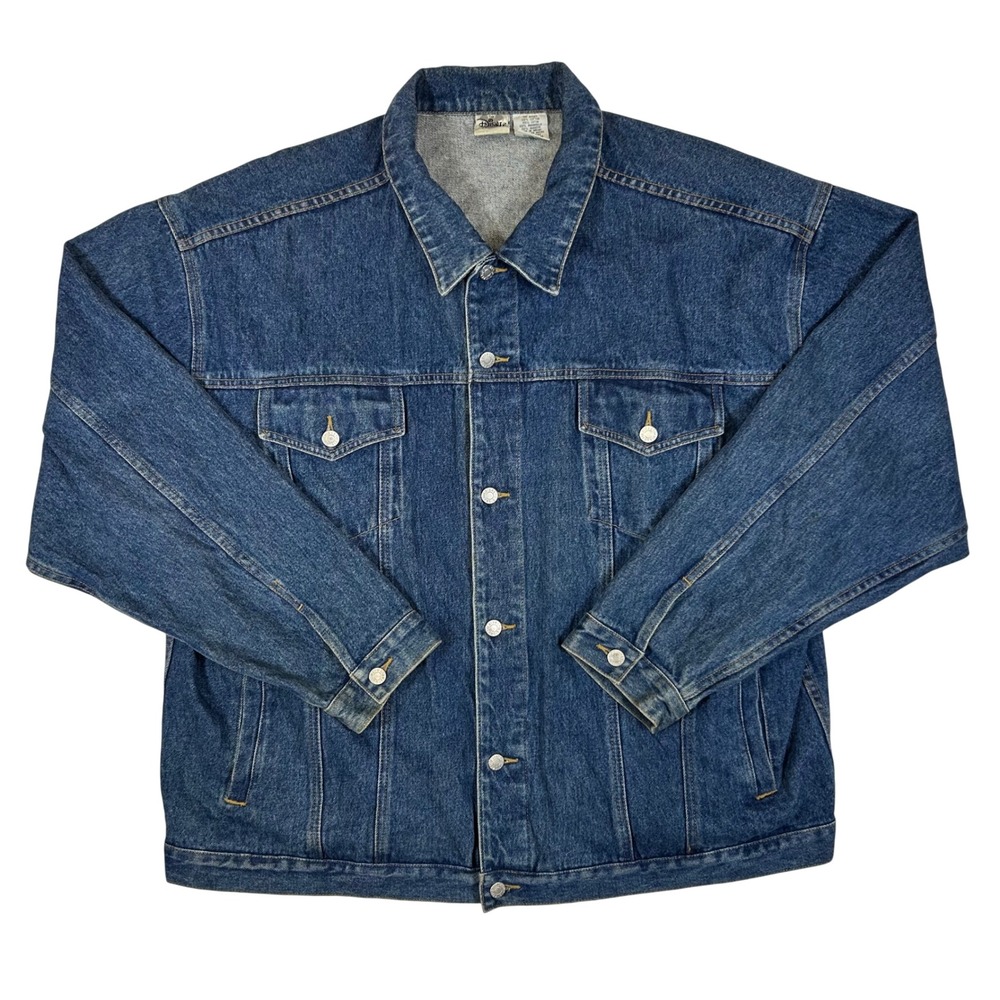 Vintage 90s Disney Catalog Mickey Mouse Denim Jacket Blue XXLarge Walt Disney Co
